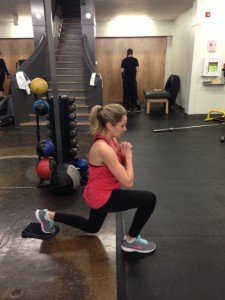Emily reverse lunge