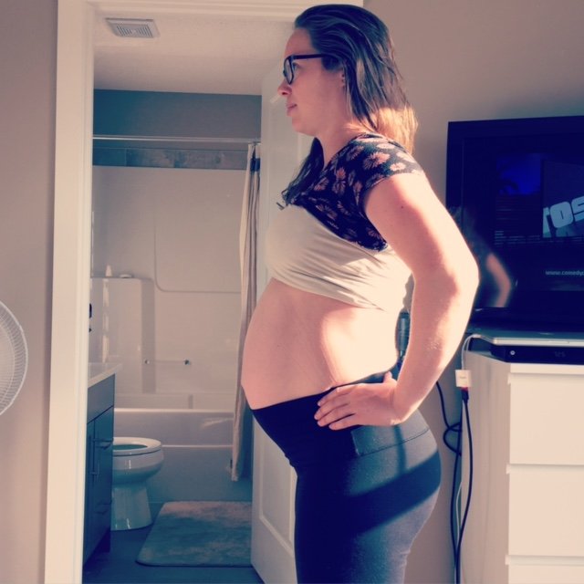 36 weeks pregnant moving