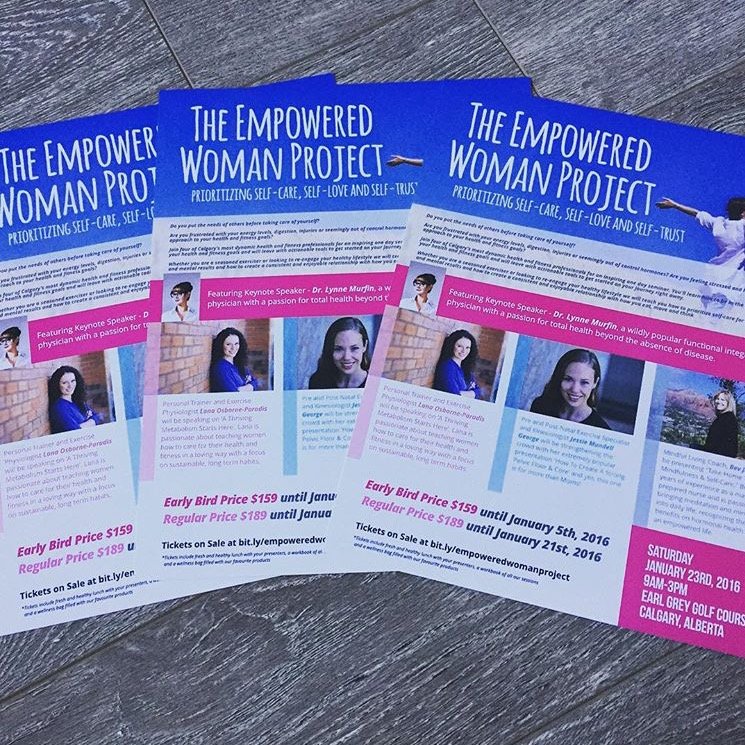 The Empowered Woman Project 2016 Poster